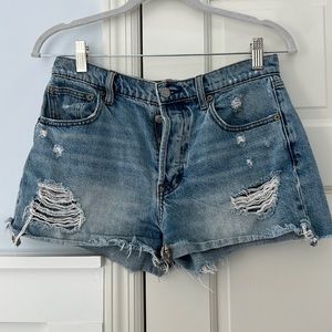 Gap Distressed Denim Shorts